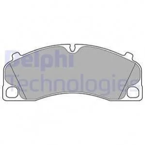 Комплект гальмівних колодок з 4 шт. дисків DELPHI LP2500