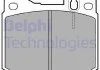 Комплект гальмівних колодок з 4 шт. дисків DELPHI LP427 (фото 1)