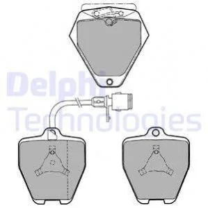 Комплект гальмівних колодок з 4 шт. дисків DELPHI LP1024 (фото 1)