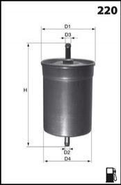 Фільтр палива MECAFILTER ELE6011