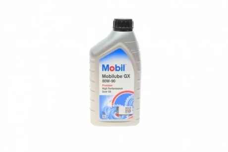 Масло трансмисс. Mobilube GX 80W-90 API GL-4 (Канистра 1л) MOBIL 142116