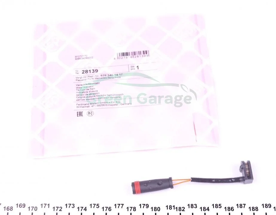 Контактор (реле) зносу гальмівних колодок FEBI BILSTEIN 28139 (фото 1)