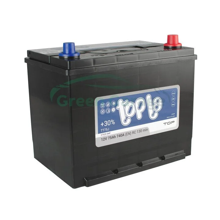 75 Ah/12V Top/Energy Japan Euro (0) 57529 Topla 118 875 (фото 1)