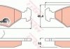Гальмівні колодки, дискові TRW GDB255 (фото 2)