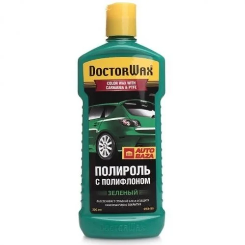 Кольорова поліроль із поліфлоном. Зелена DOCTORWAX DW8449 (фото 1)