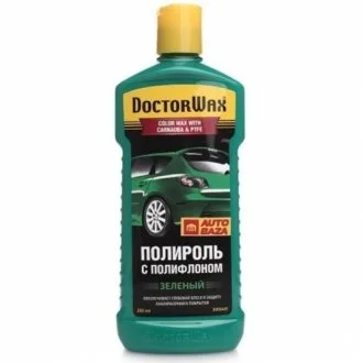 Кольорова поліроль із поліфлоном. Зелена DOCTORWAX DW8449