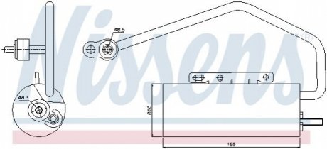 Фільтр-осушувач системи кондиціонування NISSENS 95447