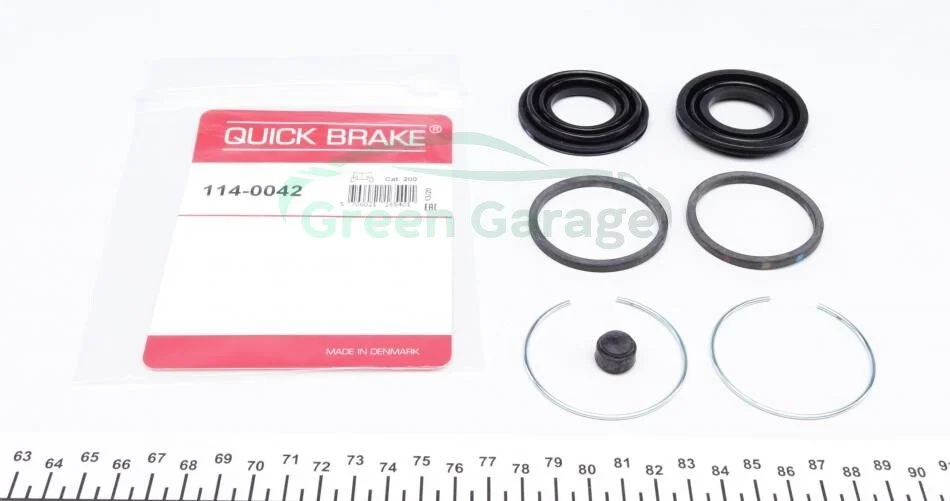 Ремкомплект супорта MITSUBISHI P. GALANT/L200/L300/L400/OUTLANDER/PAJERO 92- QUICK BRAKE 1140042 (фото 1)