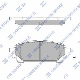 Кт. Гальмiвнi колодки Hi-Q (SANGSIN) SP1532