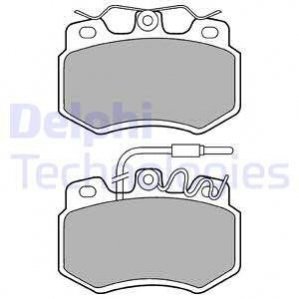 Комплект гальмівних колодок - дискові DELPHI LP536