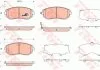 Колодка торм. диск. SUBARU LEGACY IV передн. (пр-во) TRW GDB3371 (фото 3)