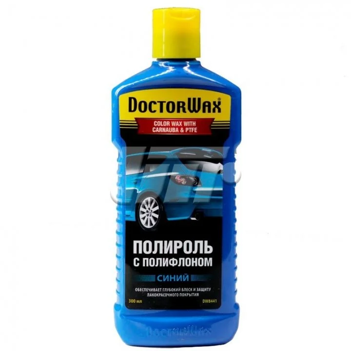 Кольорова поліроль із поліфлоном. Синя DOCTORWAX DW8441 (фото 1)