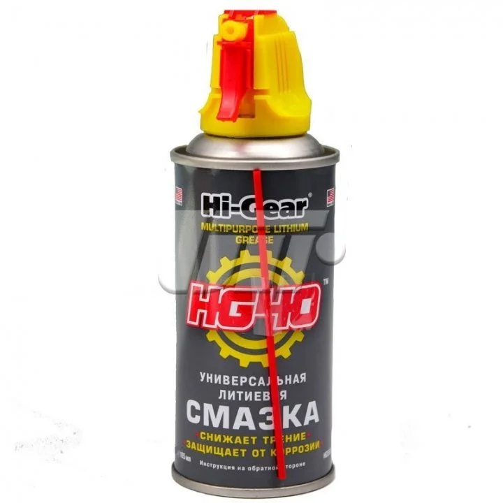Універсальна літієва змазка, аерозоль HI-GEAR HG5504 (фото 1)