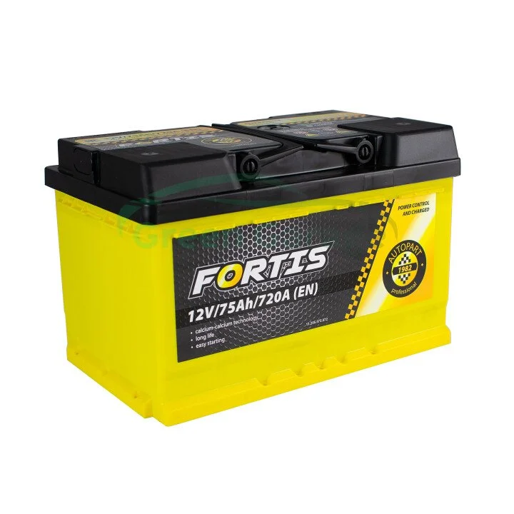 75 Ah/12V FORTIS sb_низький (0) Euro Fortis FRT7500L (фото 1)