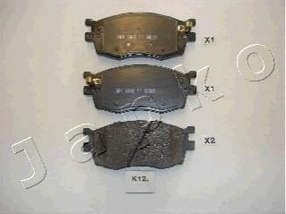 -Колодки гальмівні дискові JAPKO 50K12