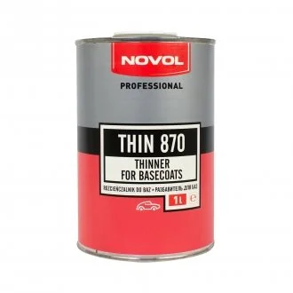 THIN 870 Розчинник для баз 1,00л x6 Novol 32142