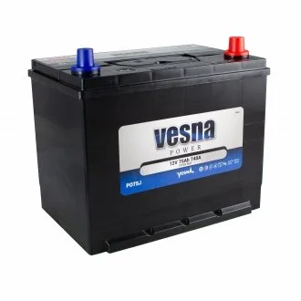 75 Ah/12V NEW!!!! Japan Euro(0) Vesna 415 875