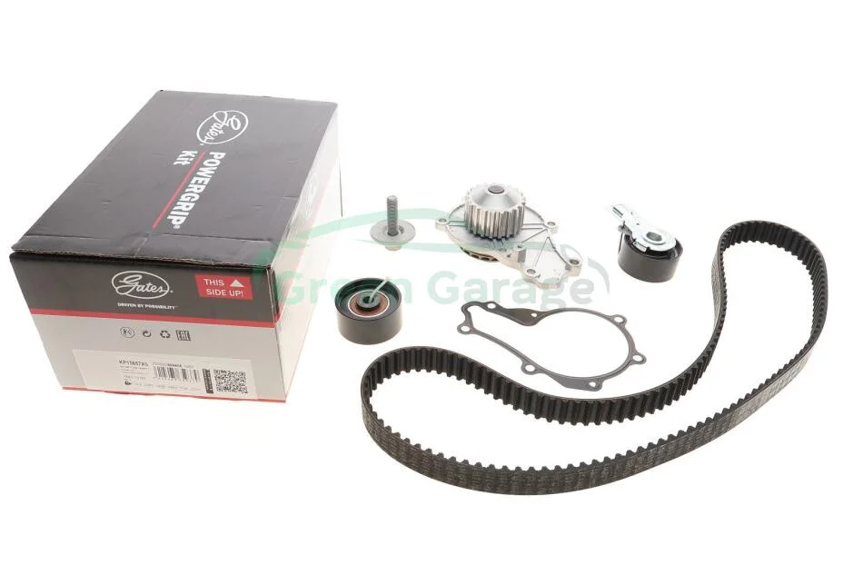 Ремкомплекты привода ГРМ автомобилей с водяным насосом PowerGrip Kit (Пр-во Gates) GATES KP15657XS (фото 1)