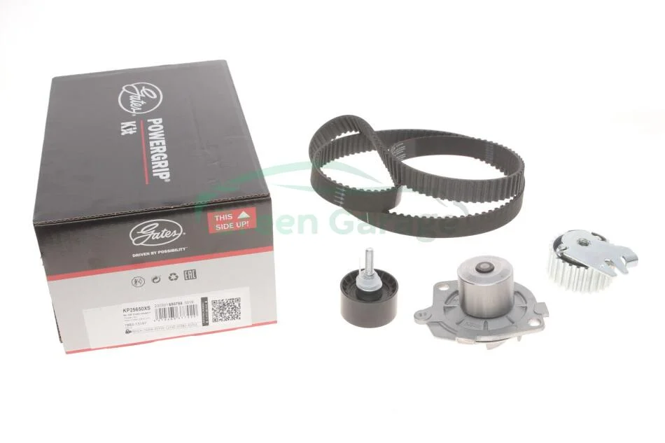 Ремкомплекты привода ГРМ автомобилей с водяным насосом PowerGrip Kit (Пр-во Gates) GATES KP25650XS (фото 1)