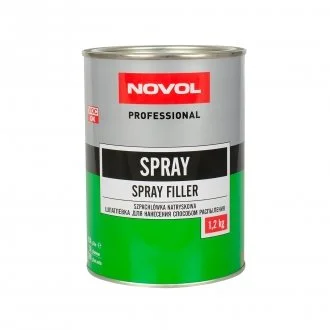 Шпатлівка розпилююча SPRAY 1,2кг x6 Novol 1201
