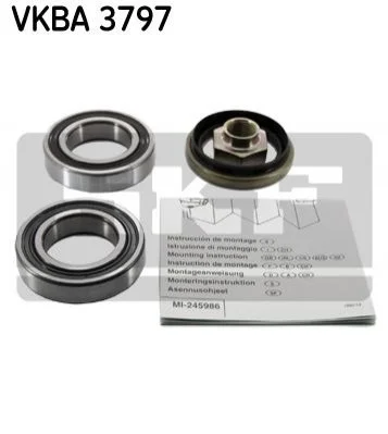Комплект підшипника маточини колеса SKF VKBA3797 (фото 1)