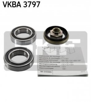 Комплект підшипника маточини колеса SKF VKBA3797