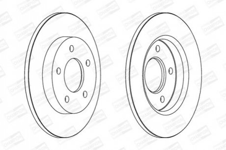 Гальмівний диск CHAMPION 562560CH