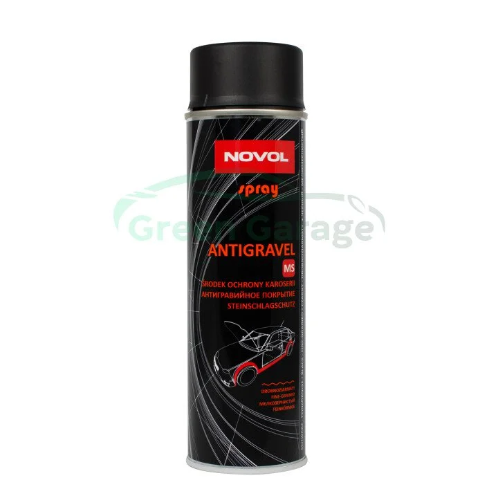 SPRAY ANTIGRAVEL MS BLACK 0,50л x6 Novol 34202 (фото 1)