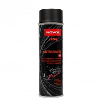 SPRAY ANTIGRAVEL MS BLACK 0,50л x6 Novol 34202