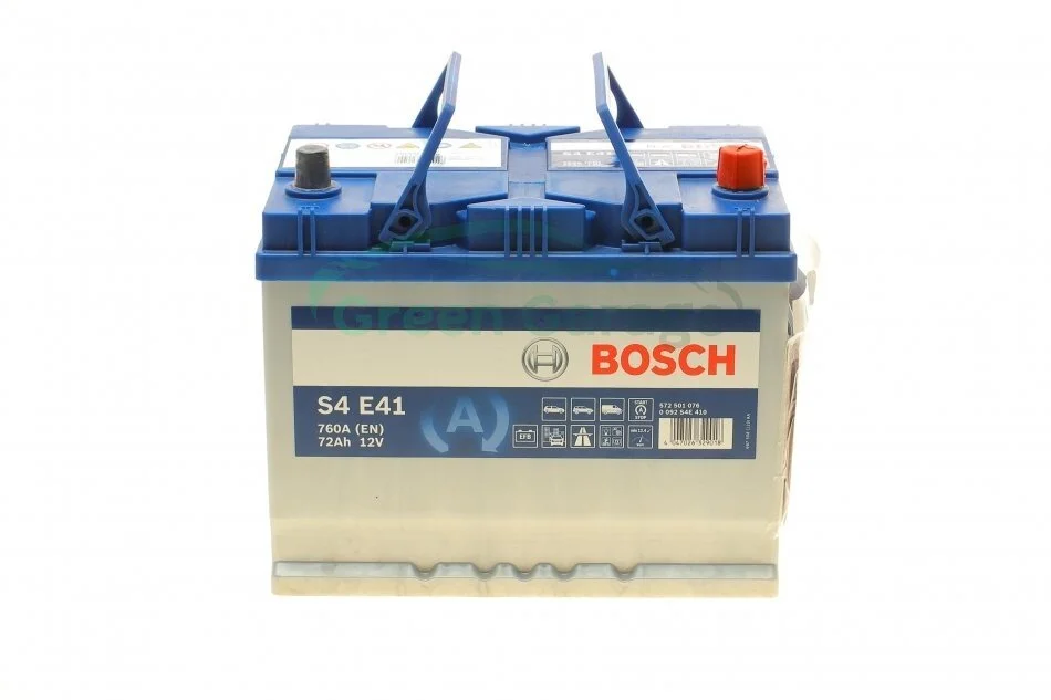 Акумуляторна батарея 12В/72Ач/760А BOSCH 0092S4E410 (фото 1)