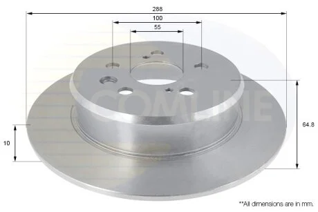 Comline - Диск гальмівний COMLINE ADC01101