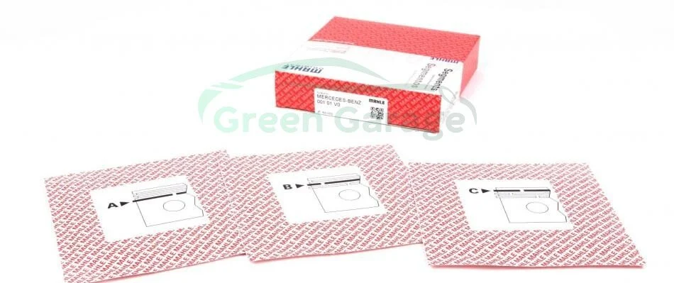 Комплект кілець поршневих з 3 шт. MAHLE / KNECHT 001 01 V0 (фото 1)