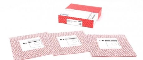 Комплект кілець поршневих з 3 шт. MAHLE / KNECHT 001 01 V0