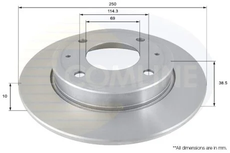 Comline - Диск гальмівний COMLINE ADC0372