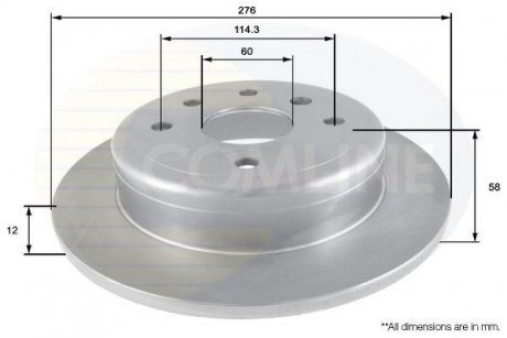 - Диск гальмівний COMLINE ADC2800