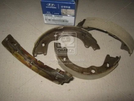 Колодки тормозные стояночного тормоза барабанные (пр-во Mobis) Hyundai/Kia/Mobis 583501ha00