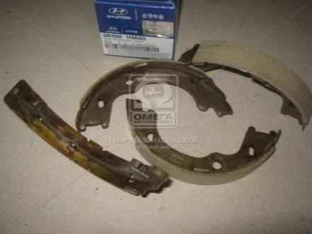 Колодки тормозные стояночного тормоза барабанные (пр-во Mobis) Hyundai/Kia/Mobis 583501ha00