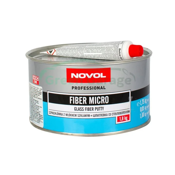 Шпатлівка FIBER MICRO 1,80кг x6 Novol 1235 (фото 1)