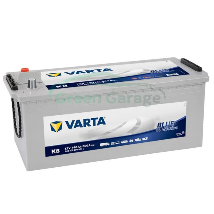 Акумулятор 140Ah-12v PM Blue(K8) (513x189x223),полярність зворотна (3),EN800 VARTA 640400080 (фото 1)