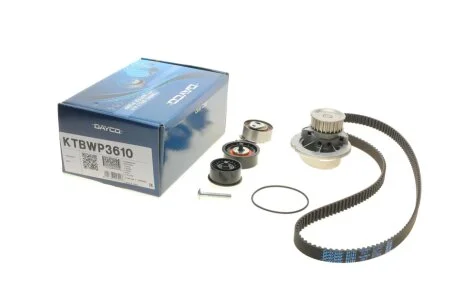Насос води + комплект зубчатого ремня DAYCO KTBWP3610