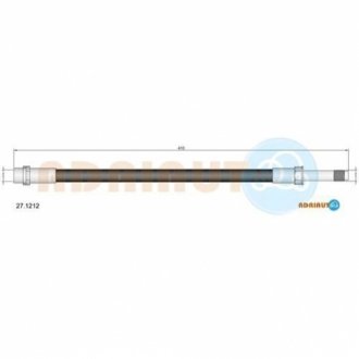 Шланг гальмівний гідравлічний ADRIAUTO 27.1212