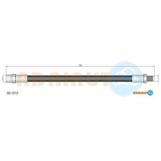 Шланг гальмівний гідравлічний ADRIAUTO 55.1213