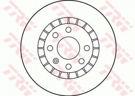 Диск тормозной DAEWOO LANOS R14 передн., вент. TRW DF1625