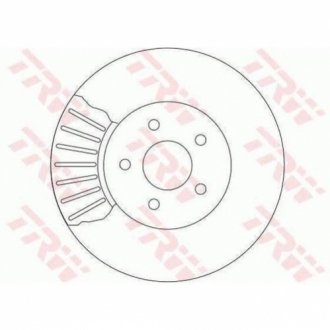 - Гальмівний диск TRW DF4147