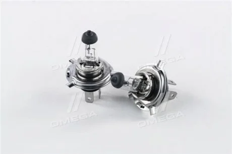 Лампа розжарювання H4 12V 60/55W P43t-38 Vision +30 (2шт. комп.) (вир-во Philips) PHILIPS 12342PRC2