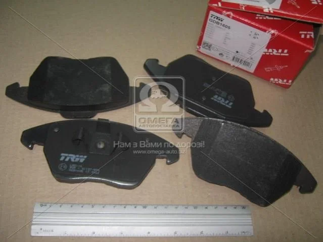 Колодка торм. диск. CITROEN C4 передн. (пр-во) TRW GDB1605 (фото 1)