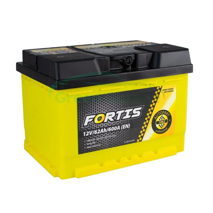 62 Ah/12V FORTIS (0) Euro Fortis FRT6200 (фото 1)