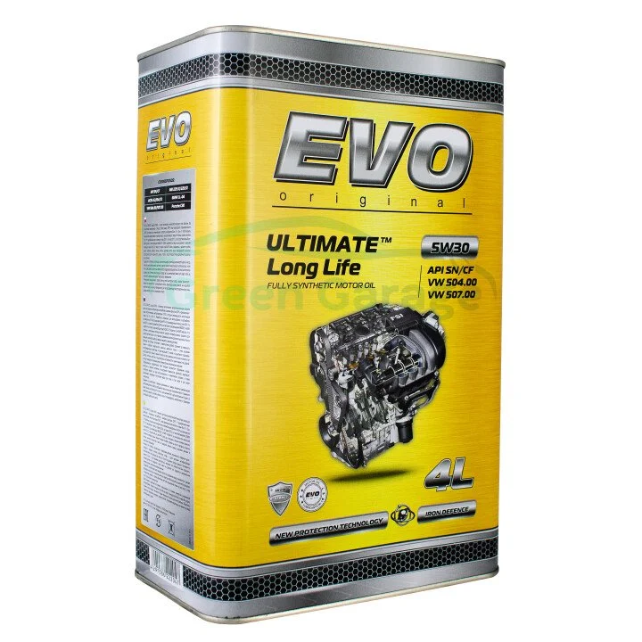 ULTIMATE LongLife 5W30 4Lx4 EVO U LL 4L 5W30 (фото 1)