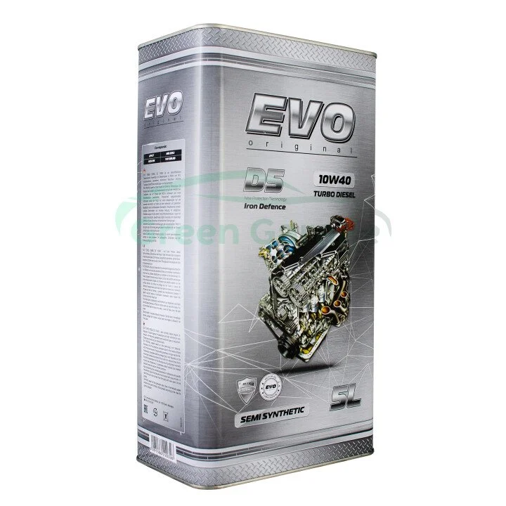 D5 10W-40 TURBO DIESEL 5Lx3 EVO D5 5L 10W40 TURBO DIESEL (фото 1)