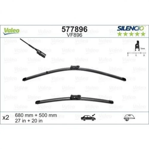 Комплект стеклоочистителей VALEO 577896 (фото 1)